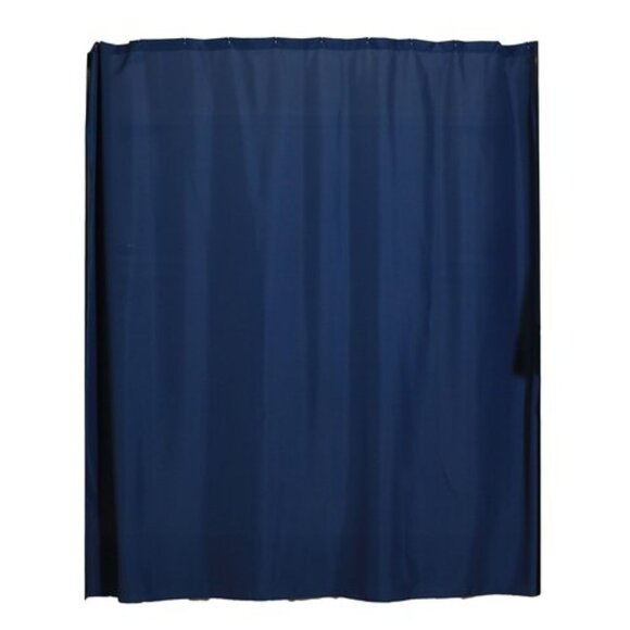 4/$20 - Solid Polyester Shower Liner in Sapphire I 72-in L - Picture 3 of 7